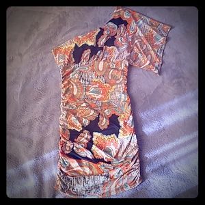One shoulder dress